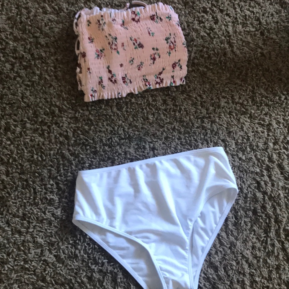 It’s a bathing suit top and bottom
